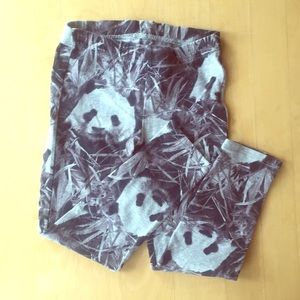 Gap girls leggings. Panda Print. Gently worn.